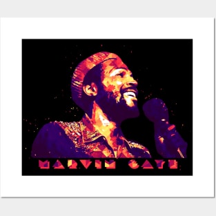 Marvin Gaye - Popart Posters and Art